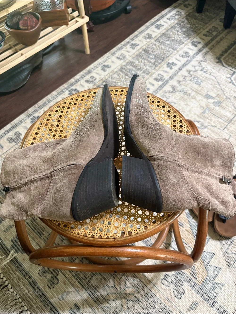 Reba suede ankle  boots. Size 10